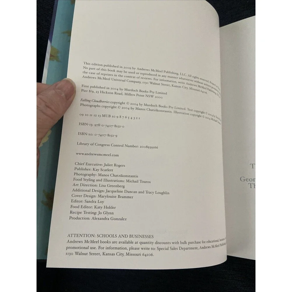 Falling Cloudberries : A World of Family Recipes by Tessa Kiros pub 2009